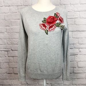 St. John’s Bay Floral Embroidered Sweater
